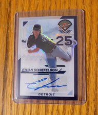 2025 Panini Prospect Edition Ethan Schiefelbein Prospect Auto Purple /125