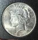 1935 Peace Silver Dollar Uncirculated.  Very Nice Looking Coin. 90% Silver