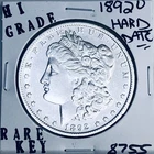 1892 O MORGAN SILVER DOLLAR HI GRADE GENUINE U.S. MINT RARE KEY COIN 8755