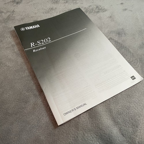 Yamaha Stereo Receiver R-S202 User Manual Owners Manual Good Condition 23 Pages