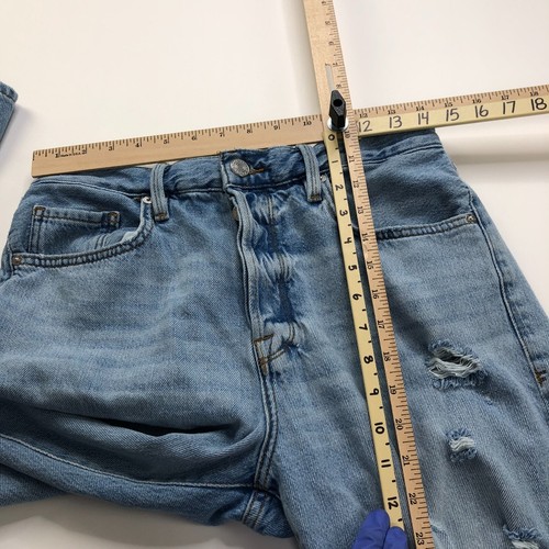 FRAME Le Original 28 (Fits 29W 27L) High Rise Distressed Ripped Fly Denim Jeans - Picture 7 of 11