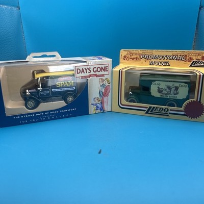 Die-Cast Modellfahrzeuge Markenwerbung Transporter. SPAM & CO-OP ENGLISH BUTTER