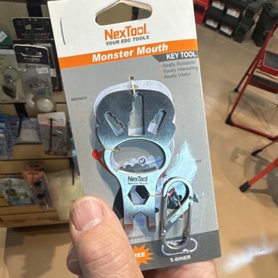 NexTool Monster Mouth Key Tool Bottle Opener Wrench Screwdriver KT5010B