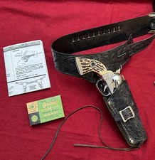 Mattel Shootin Shell Fanner with Holster, 10 Fanner Bullets Greenies