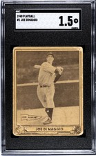 1940 Playball Joe Dimaggio #1 SGC 1.5