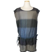 ISSEY MIYAKE Issey Heart Multi-Print Loose Fit Cotton Silk Dress 2 26809260