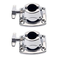 2 PCS Drum Accessory Tom Cymbal Holder Clamp Sturdy Mount Wc20