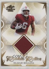 2023 Leaf Trinity Rookie Relics Elijah Higgins #RR-12 0it8