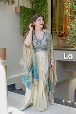 DHOTI BLOUSE INDIAN BOLLYWOOD WEDDING PARTY PAKISTANI WEAR READYMADE