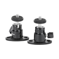 1/4"-20 Mini Ball Head with Ceiling Mount for CCTV Video Wall Monitors Moun.