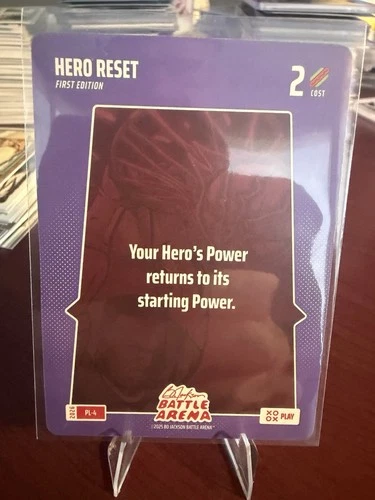2026 Bo Jackson Battle Arena Ken Griffey Hero Reset Play Card SSP PL-4