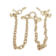 Tow Chain Grade 70 Chain V-Bridle with RJT Cluster Hooks Tow Truck Winch