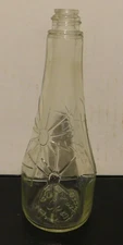Vintage La Choy Glass Bottle 6.25" x 2.25" Dia. Base See Photos
