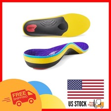 Heavy Duty Support Orthotics for 220 lbs with High Arch - Pain Relief Insoles
