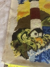 vintage needlepoint canvas Completed