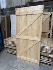 78x36” Redwood Braced External Gates