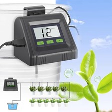 Automatisch Bewässerungssystem Tropfbewässerung Set Bewässerung Timer 11 Pflanze