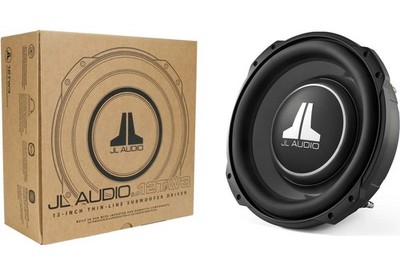 JL Audio 12TW3-D4 12'' Shallow Mount Subwoofer 4-Ohm DVC Thin-Line Series Sub