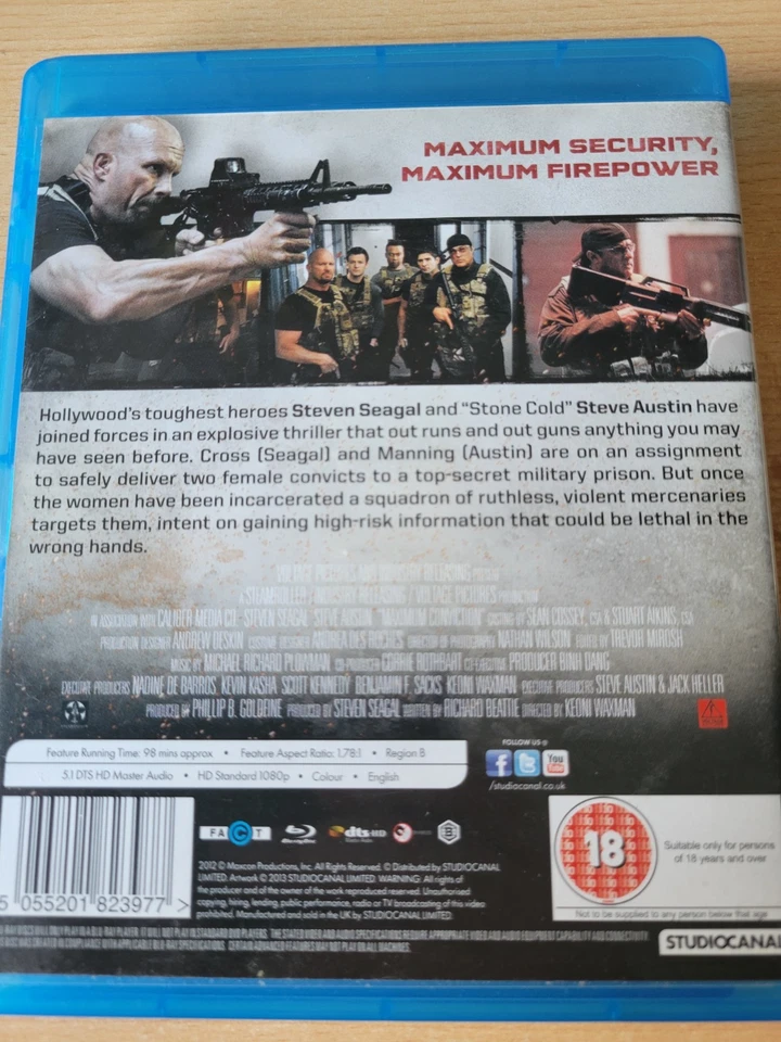 Maximum Conviction Blu-Ray (2013) - Image 2 of 2