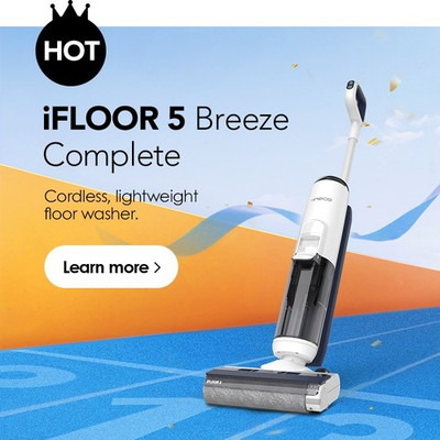 #ad Tineco iFLOOR 5 Breeze Complete Wet Dry Vacuum Floor Washer $79.00