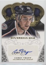 2013-14 Panini Crown Royale Sovereign Signatures Corey Tropp #SO-CTR Auto 03uh