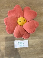 Jellycat Fleury Petunia Pink Flower Plush Soft Toy Retired