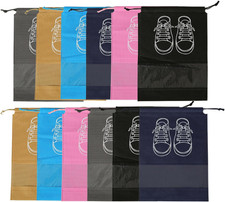 12 Pezzi Sacca Scarpe,Porta Scarpe Da Viaggio,Sacchetti per Scarpe,Sacchetti Por