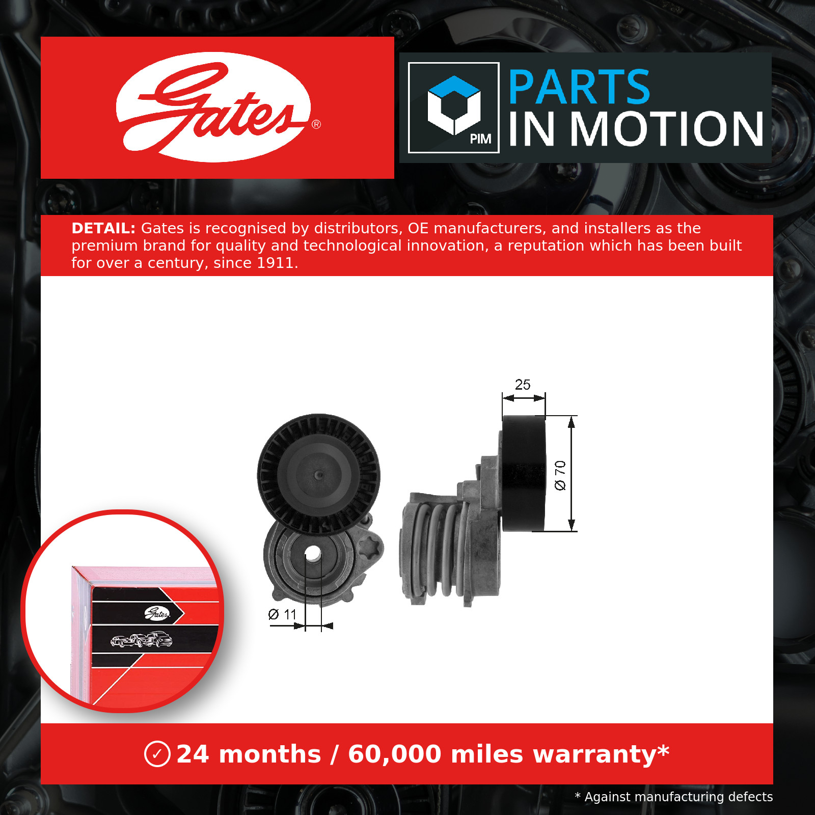 Gates T38384 DriveAlign Tensioner - Image 5