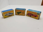 Matchbox Lesney Lot Of 3 Original Empty BoxesIn Various Condition Please LOOK!