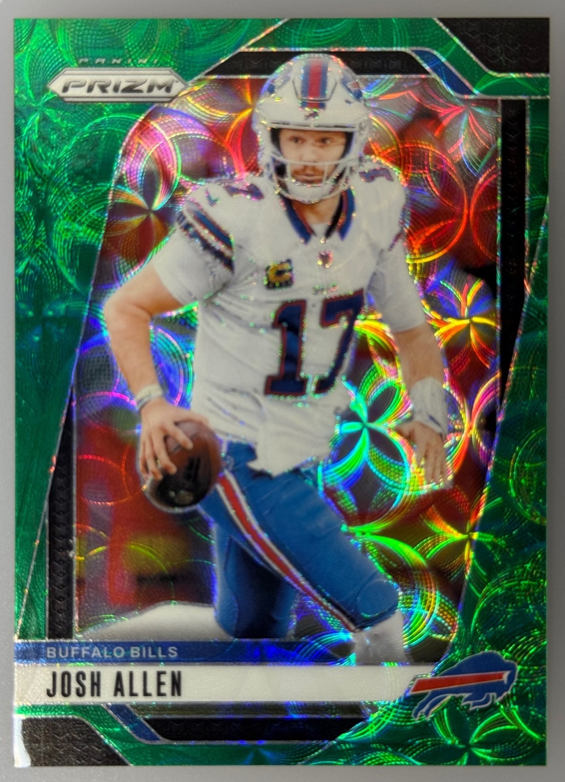 2024 Panini Prizm Josh Allen #28 Green Scope 40/75 Bills