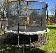 Smart Sportspower 12ft Trampoline, Safety Enclosure, Ladder, Cover, Instructions