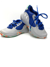 Under Armour Grade School Lockdown 6 'Mod Grey Royal' 3025617-100 Size 1 youth