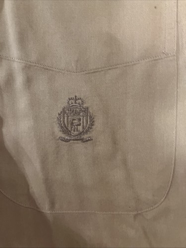 RALPH LAUREN CHAPS gold DRESS SHIRT SZ 16/32-33 LARGE - Picture 4 of 7