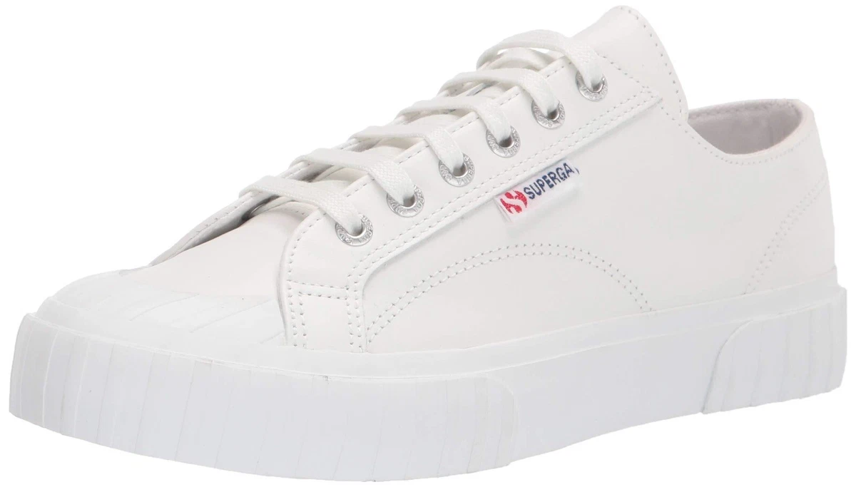 Superga 2630 COWNAPPAU Sneakers White Leather Basic Italy 9.5 NIB
