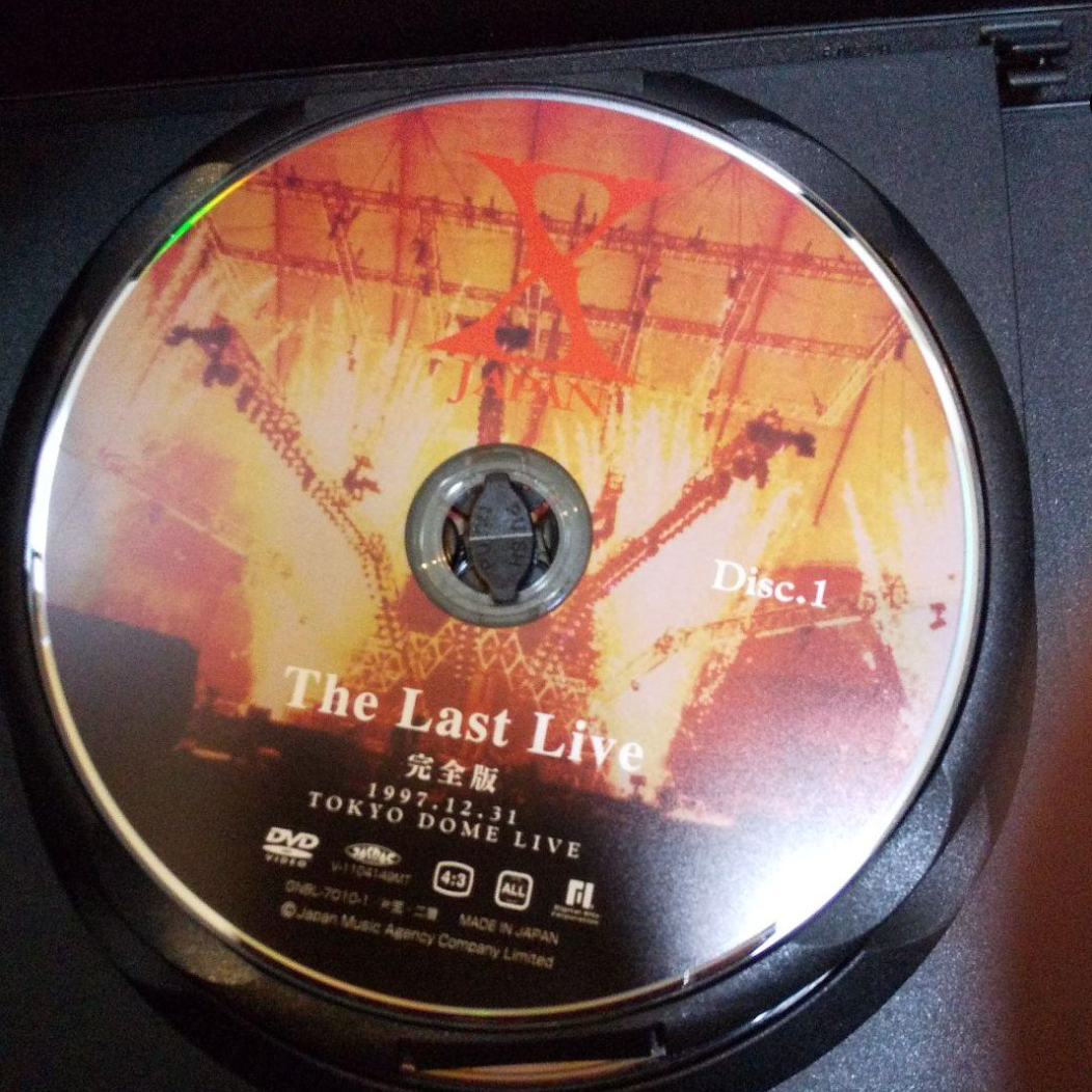 X JAPAN THE LAST LIVE Complete Edition 1997 DVD 2-piece set X JAPAN THE LAST LIVE Complete Edition 1997 DVD 2-piece set