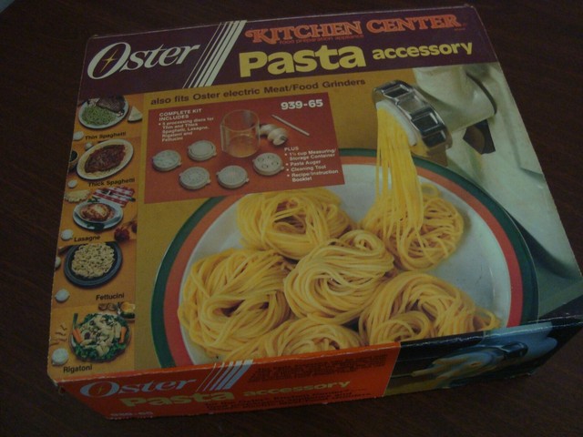 Oster Kitchen Center Pasta Accessory Kit 939 65 Discs Auger Box