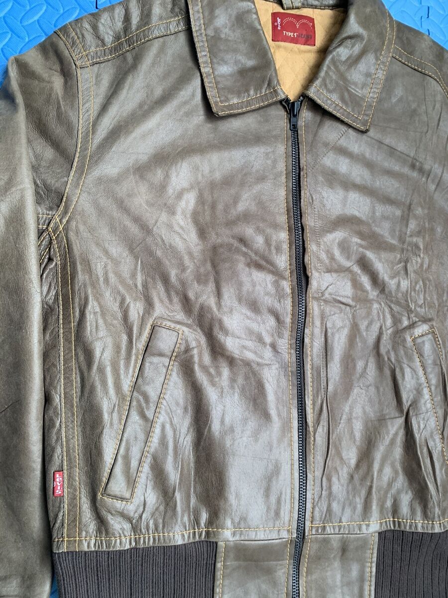 Veste Cuir Levis® Strauss & Co's 90's Leather Jacket / Type1 Veste Cuir Levis® Strauss & Co's 90's Leather Jacket / Type1