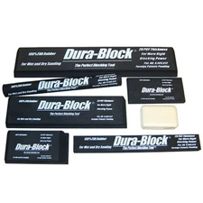 7pc Dura-Block Auto Body Hand Sanding Block Set AF44L - Closed Cell EVA Rubber