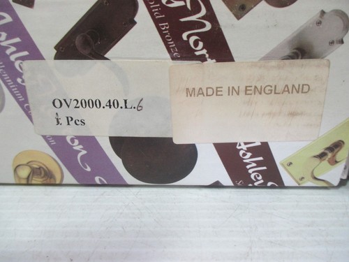 ASHLEY NORTON Dummy Door Handles Right & Left OV2000.40.L & R Made in England - Picture 2 of 12
