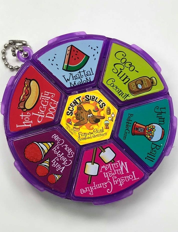 Scentsibles Scented Eraser Wheel Fun in the Sun OR Carnival Scents eBay