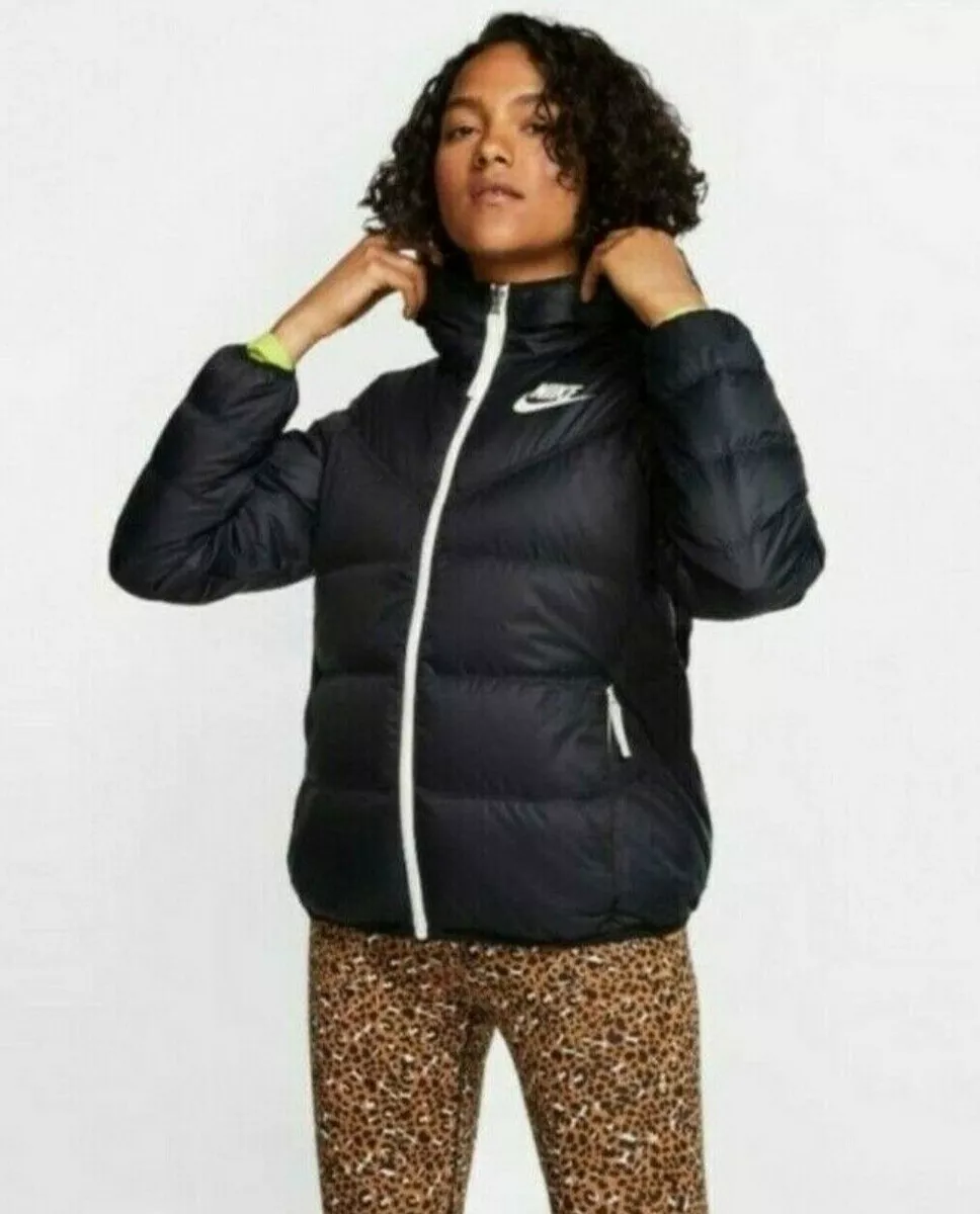 Nike black reversible down fill parka cheap