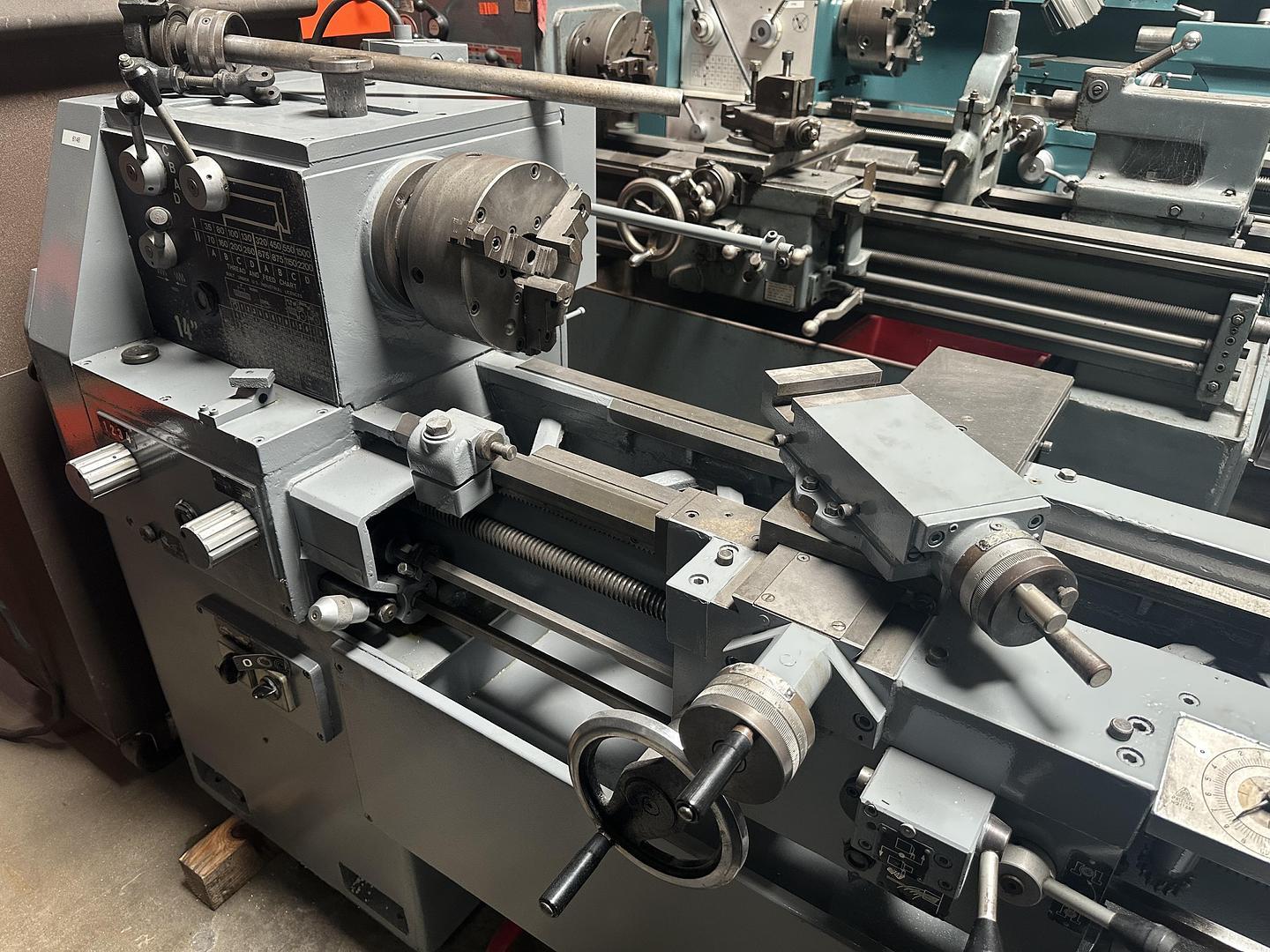 Republic Lagun 14″/20" x 40″ Gap Bed Engine Lathe 6148 1 eBay