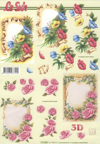 3D-Bogen von Le Suh "Blumen" verschiedene zur Auswahl - Bild 3 von 32