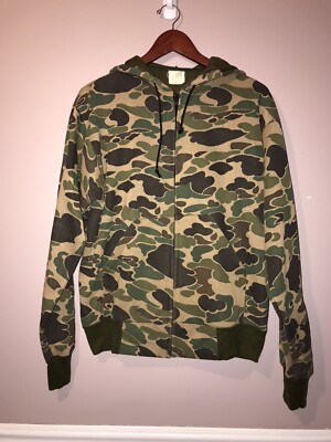 VINTAGE 1980's ACE SPORTSWEAR DUCK CAMO HOODIE large made in USA | eBay