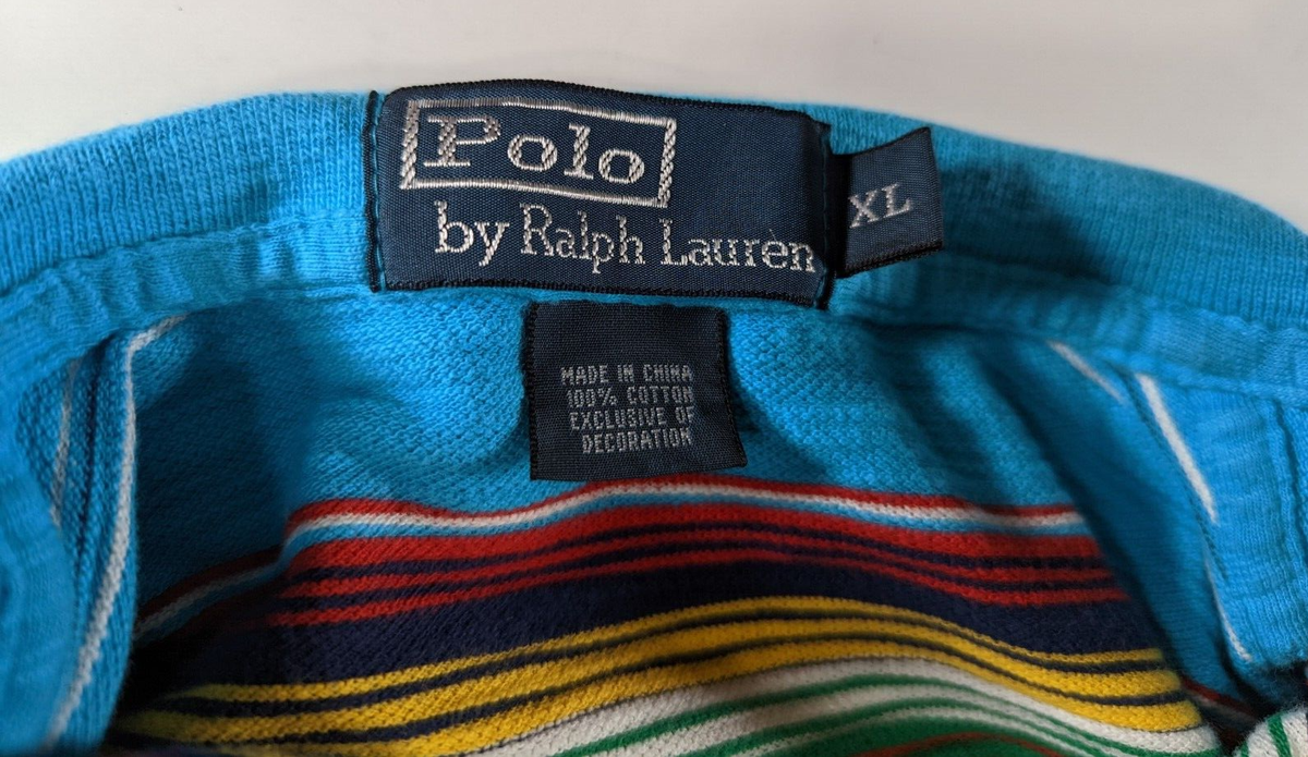 Polo Ralph Lauren Men's Polo Shirt Size XL Aqua Blue Turquoise