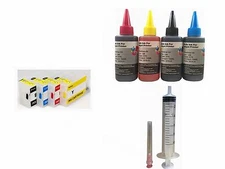 Empty Refillable Cartridges for Canon PGI-1200 PGI1200 XL ARC Chip Included ink 