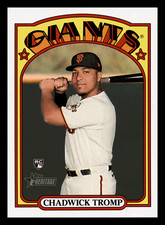 Chadwick Tromp 2021 Topps Heritage #631 RC Rookie Centered Mint