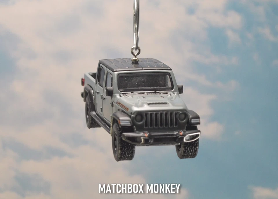 Jeep Gladiator Mojave 2022 gris camioneta pickup árbol de Navidad adorno adorno Foto 4 de 4