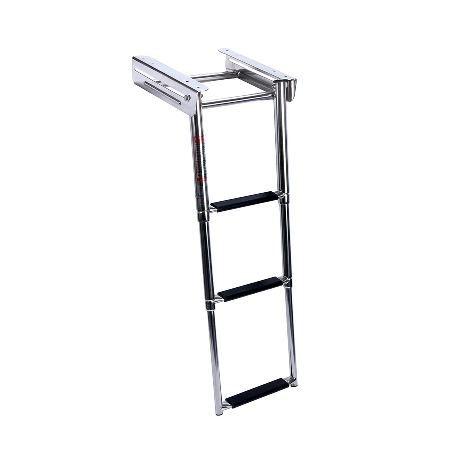 316 Stainless Steel 3 Step Telescoping Boat Ladder Under Platform Dock