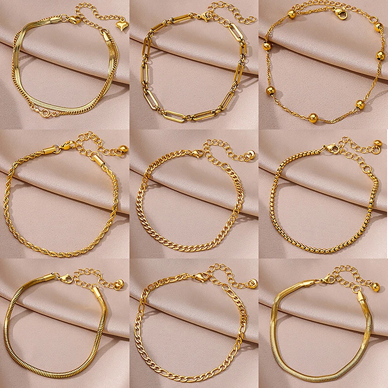 Wholesale gold sale anklets